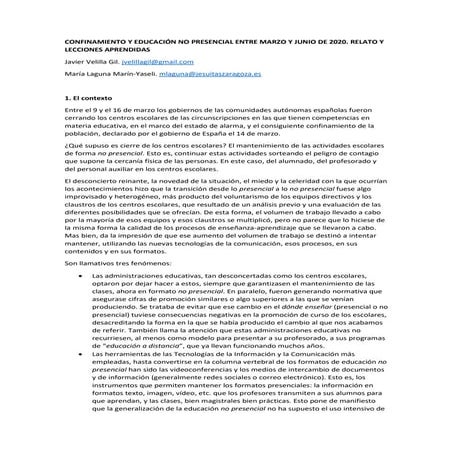 COVID 2019 y educación 2020-2021