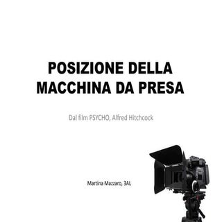 3 posizione macchina da presa