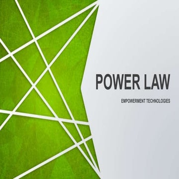 POWER LAW