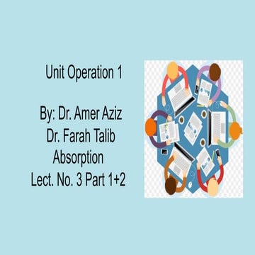 packed absorption and stripping column | PPT