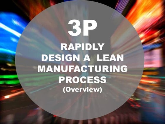 Production preparation process 3P | PPTX