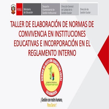 NORMAS DE CONVIVENCIA PARA TERCER Y CUARTO GRADO DE PRIMARIA | PPTX