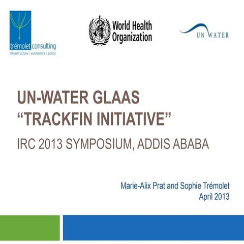UN-Water GLAAS "TRACKFIN Initiative" 