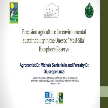 MAB-IHP Regional Symposium: Managing Water Resources in Biosphere Reserves in SEE and Med