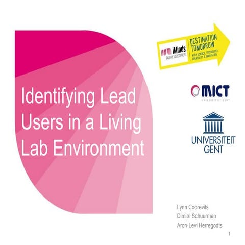 3M Lead User Methodology for Innovation | PPTX