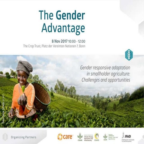 Gender Mainstreaming in Climate Change Adaptation and Disaster Risk ...