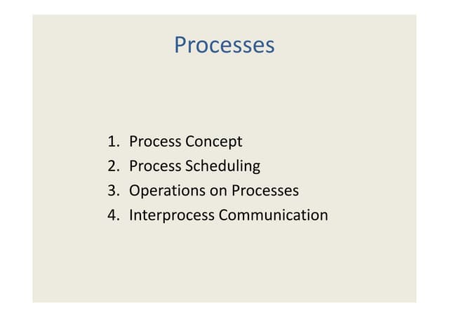 3 process management