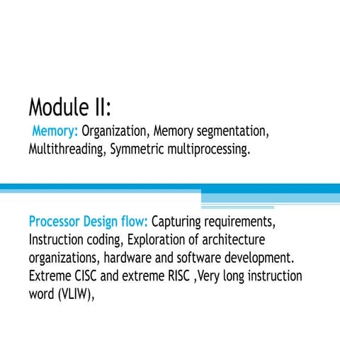 Processor Design Flow for architecture design
