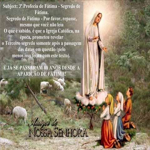 3º profecia de fatima | PPS