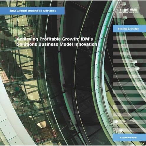 3 Profitable Growth, Solution Biz Model