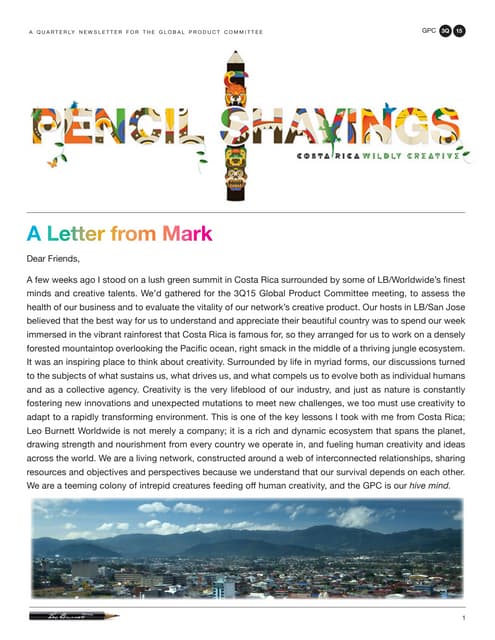 Pencil Shavings: 3Q15 GPC, Costa Rica