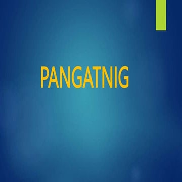 Aralin pangatnig kahulugan at mga halimbawa