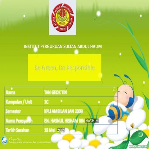 Reduce, Reuse, Recycle