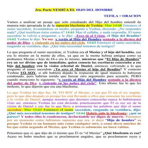 3ra. parte el hijo del hombre