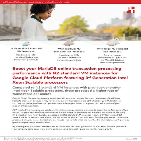 Boost your MariaDB online transaction processing performance with N2 standard...