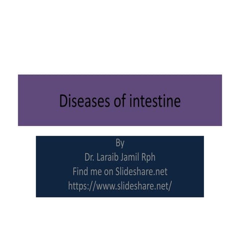 Diseases of intestine