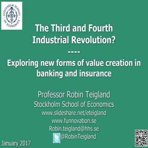 New Industrial Revolution for Banking and Insurance