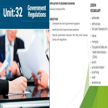 Comprehensive Overview of Government Regulations Impacting Business and ...