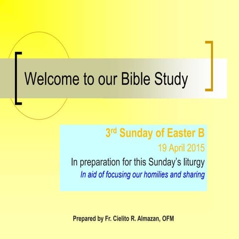 3rd Easter B | PPTX