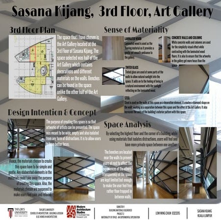 3rd floor, art gallery