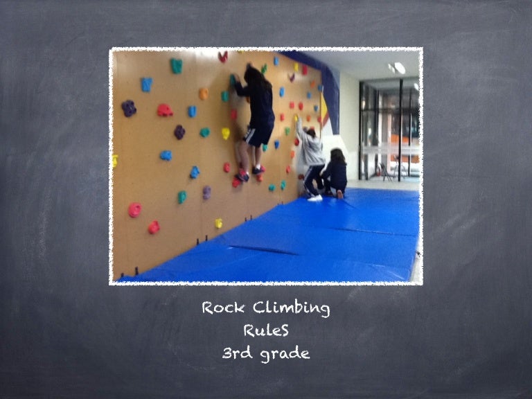 3rd grade climbing rules