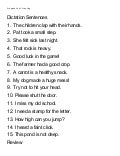 3rd Grade Unit 1 1 Dictation
