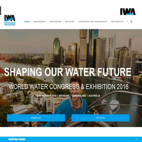 The IWA Water and Development Congress & 2019 Highlights | PPTX