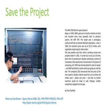 Save the Project (meetup)