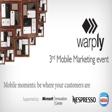 3rd Mobile Marketing Event by Warply: WIND Telecommunications Hellas presenta...