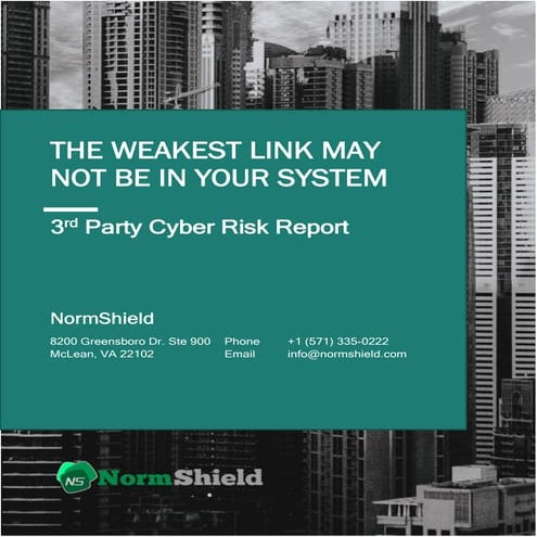 3rd Part Cyber Risk Report - 2018