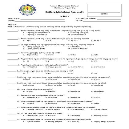 3rd periodical msep v