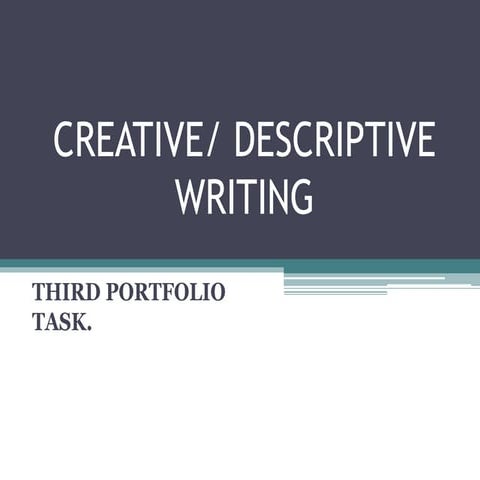 3rd portfolio task. ISE II