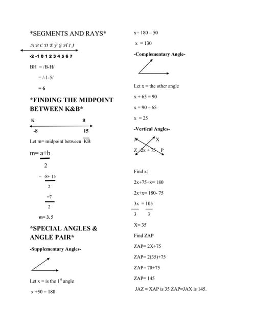 3 rd quarter projectin math