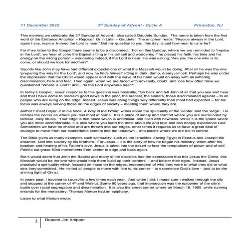 Homily: 3rd Sunday of Advent .docx