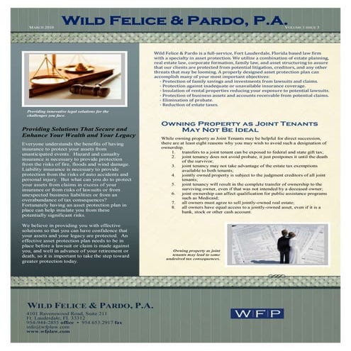 3rd wfp newsletter march 2010