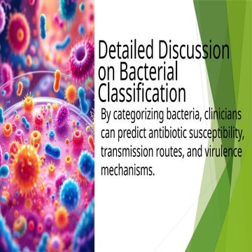 Comprehensive Overview of Bacterial Classification and Identification ...