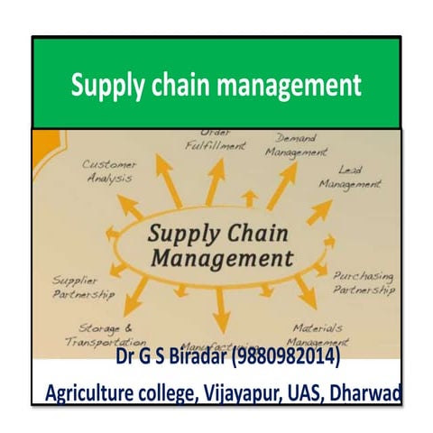 supply chain management