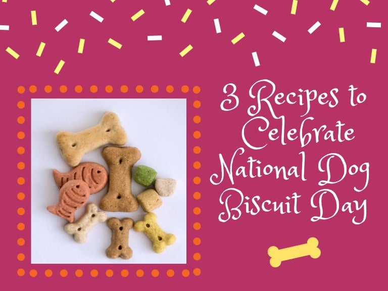 3 recipes to celebrate national dog biscuit day