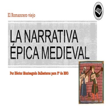 3º ESO Romancero viejo