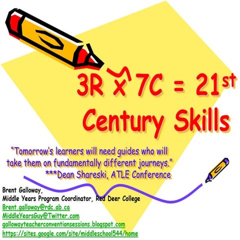 3 rs x 7cs   21st century skills - convention 