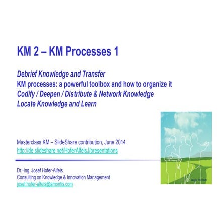 Km masterclass part2 km processes1 ha20140530sls | PPT
