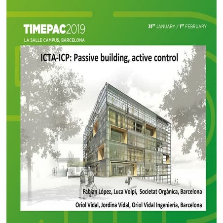 Jordina Vidal, Oriol Vidal Enginyeria, Barcelona, Spain.