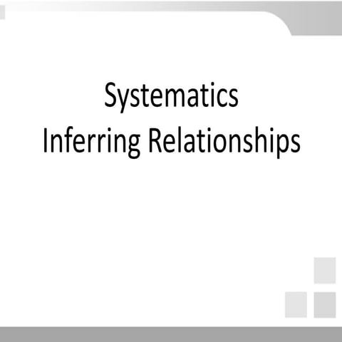 3 schools of systematics