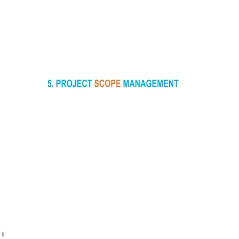 3 scope Management 