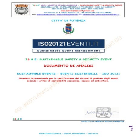 ISO 20121 - LOCOM | PDF