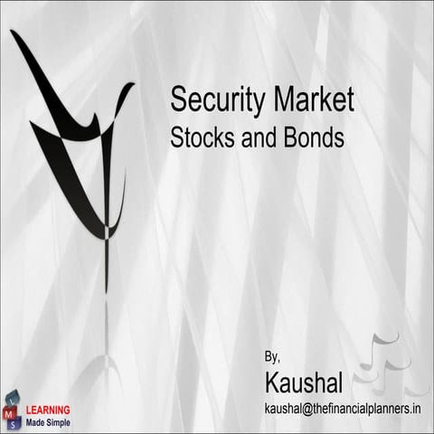 Security Market   Bonds And Stocks