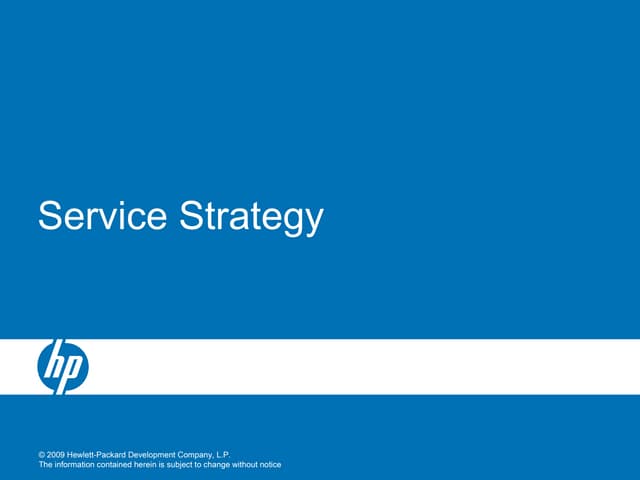 3 service strategy