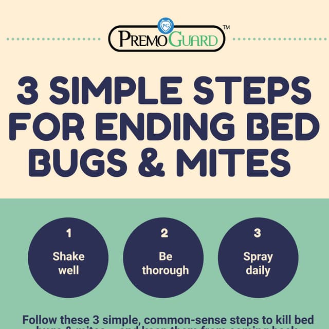 3 simple steps for ending bed bugs & mites