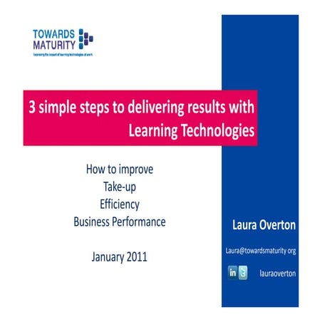 3 simple steps_to_delivering_results_with_learning_technologies_jan_2011