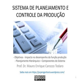 Sistema de Planejamento e Controle ...